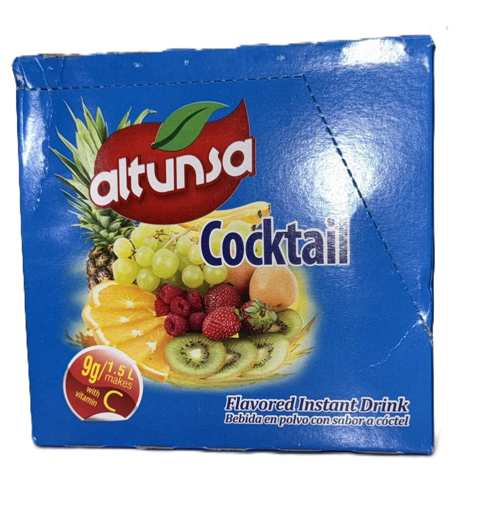 پودر نوشیدنی فوری آلتونسا با طعم کوکتل میوه (Altunsa Cocktail Instant Drink) | سرشار از ویتامین C