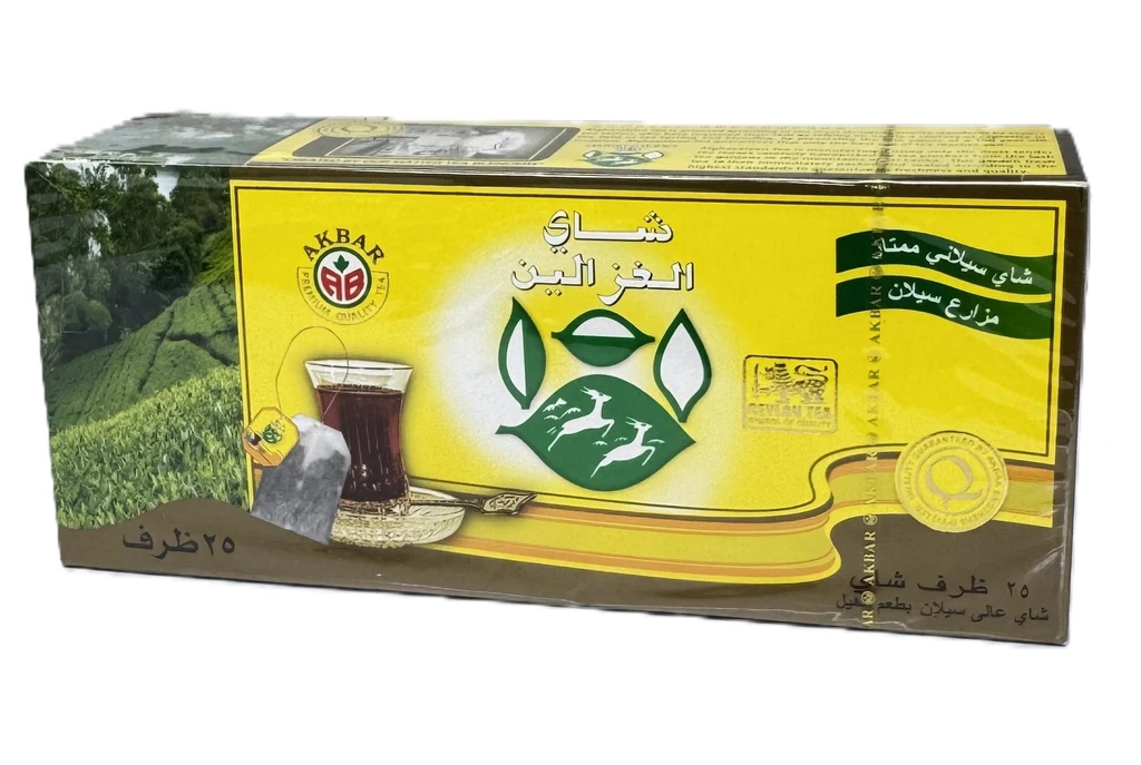 چای سیاه سیلان اکبر ۲۵ عددی